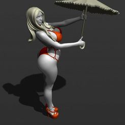 da03bbf3d3db458f15c0e32d651368ad_display_large.jpeg STL-Datei Sexy girl with umbrella kostenlos・3D-Druckvorlage zum Herunterladen