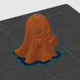 2.png Middle finger Ghost cute halloween decoration