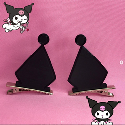 rwer.png Archivo STL BROCHES KUROMI・Plan de impresora 3D para descargar