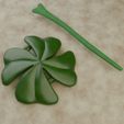 clever.jpg Clover Hairpin