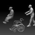 435345345.jpg disabled woman 3D print model