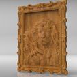 untitled.390.jpg Lion, 3D stl, CNC Router, Artcam, Aspire, CNC Files, wood, art, Wall Decor, CNC miling,lion for mill,stl for milling,milling lion.