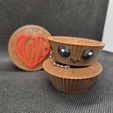 482012155_10162632716039548_3314155068975610063_n.jpg Peanut Butter Cup Clicker Fidget and Solid Keychain