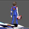 7.jpg KAZAMI HAYATO ASURADA CYBER FORMULA STATUE DIORAMA RACE ANIME CHARACTER RACE CAR