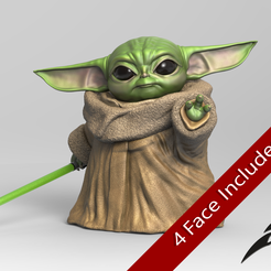 BbB01.png 3D file May the Baby Force be with you・3D printer design to download