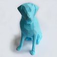 LPLab1.jpg Low Poly Labrador (Dog Statue)