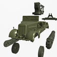 SlowAssembly3.png Half-track Sd.Kfz.9/1 - Crane vehicle + Crewmen (Germany, WW2)