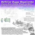 MRCC_Buggy-MegaCOMBO_18.jpg MyRCCar OBTS Buggy Mega COMBO, including Chassis, Body, Shocks, Wheels, HEX, and Motor Pinions