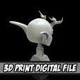 digital_horn_15_02.jpg Horn Style 15 - 3D Model Print File for Costume and Cosplay Accessories