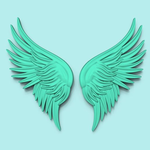 🪶 Wing Mold F - Molding Maker Template・ STL File for 3D printing・Cults