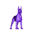 Doberman Cool.stl Doberman Low Poly very cool.