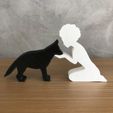 WhatsApp-Image-2022-12-21-at-09.08.18.jpeg Girl and her German Shepherd (afro hair) for 3D printer or laser cut