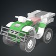 WIRE.jpg DOWNLOAD ATV QUAD 3D MODEL - OBJ - FBX - 3D PRINTING - 3D PROJECT - BLENDER - 3DS MAX - MAYA - UNITY - UNREAL - CINEMA4D - GAME READY Auto & moto RC vehicles Aircraft & space