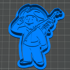 2dfgsf.png FALLOUT PIP BOY VAULT BOY ARMED COOKIE CUTTER