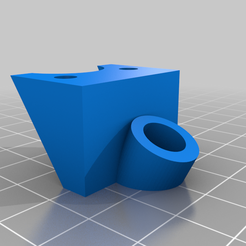 Angled_overhead_filament_guide.png Descargar archivo STL gratis Guía de filamento superior en ángulo • Diseño para imprimir en 3D, xnopasaranx