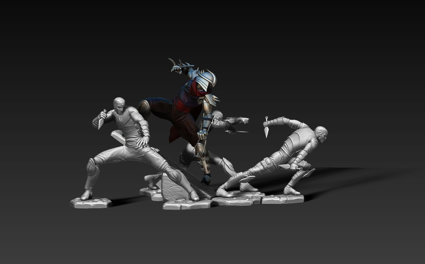 9.jpg Fichier 3D Shreder et Ninja Foot Clan・Design pour imprimante 3D à télécharger, icon_one