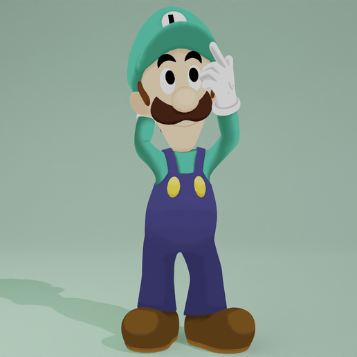🐢 Luigi・Archivo 3D para ・Cults