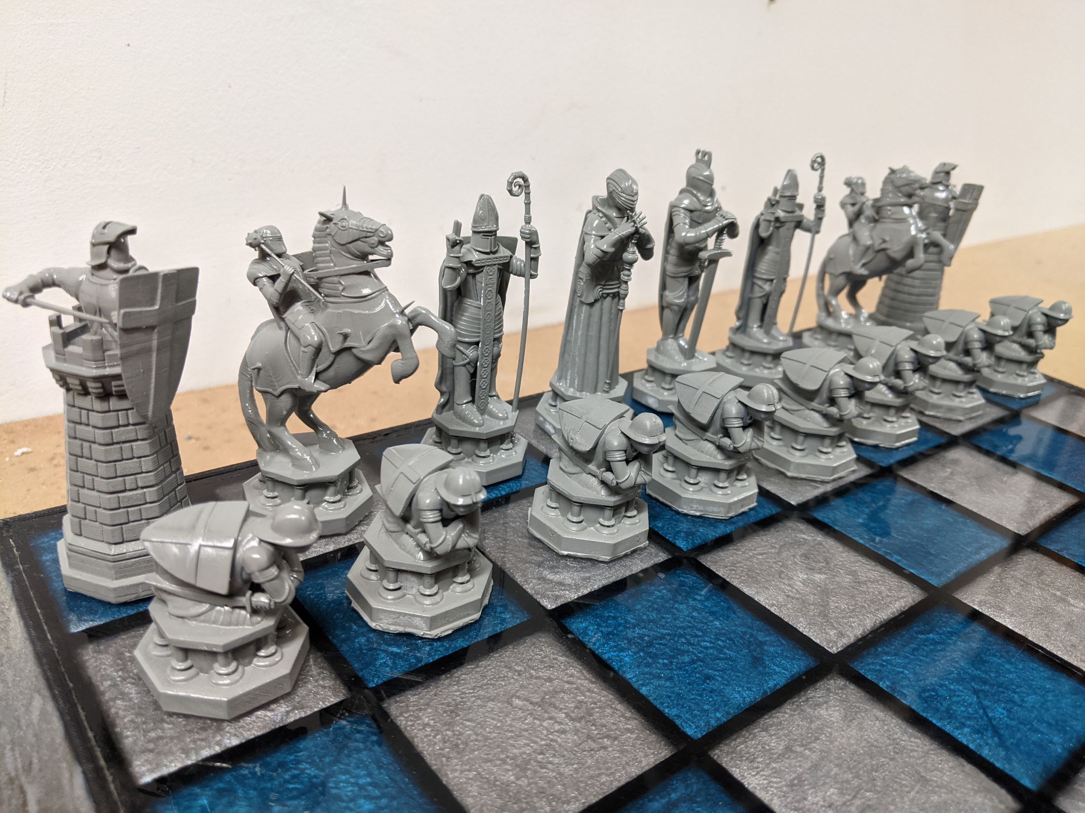 harry potter chess pieces names