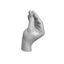 Italian-hand-1.png STL file Italian Hand (WHO)・3D printer design to download