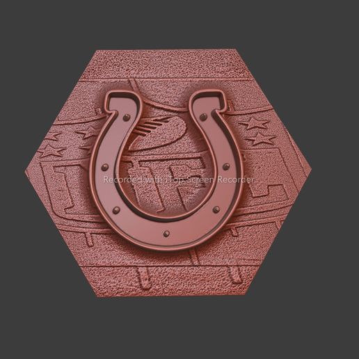 Football NFL Wall Deco Saints 3D model