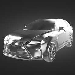 Lexus-RX350-Platinum-render.png STL-Datei Lexus RX350 Platin・Modell für 3D-Drucker zum Herunterladen, FUN3D