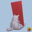 PHC01.png Phone Stand - Lazy Fat Cat