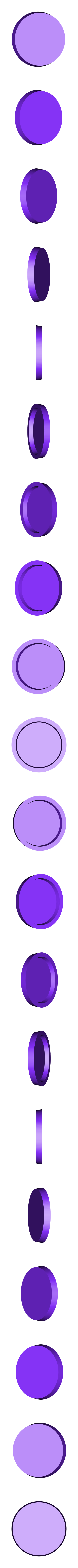 25x25_H_Low.stl Hollow bases 2mm wall