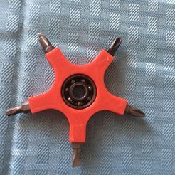 IMG_1708.JPG Free 3D file Screw Driver Fidget Spinner Tool・3D printer design to download