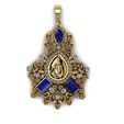 render-2.jpg MUSLIM ALLAH NAME PENDANT 3D PRINTABLE MODEL