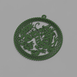 DRAGON-2.png Chinese Zodiac Dragon Christmas Tree Ornament