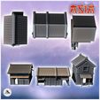 4.jpg Set of three Asian buildings with curved roof and large hall (5) - Asian Asia Oriental Angkor Ninja Traditionnal RPG Mini