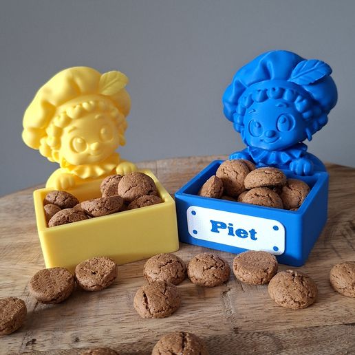 Gaaf Piet pepernoten bakje voor Sinterklaas