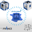 af.png Key ring or stratomaker figurine - printer located in France
