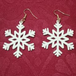 schneeflockenohrring_3.jpg Snowflake earrings / ornament