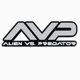 Screenshot-2024-02-24-084614.png ALIEN VS PREDATOR Logo Display by MANIACMANCAVE3D