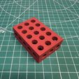 123-Block_irl.jpg Precision Machinist 123 Block - 1" x 2" x 3" - 3/8" Holes - Chamfered and Non-Chamfered - 3D Printable STL File