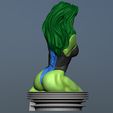 Preview07.jpg Bust She Hulk and She Hulk Fantastic Four 3D print model