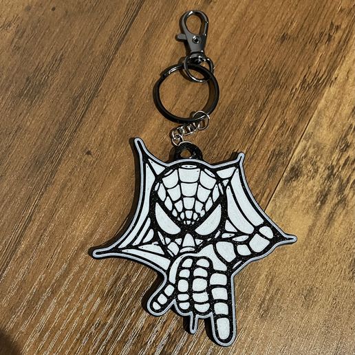 Spiderman keychain