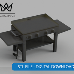 salesimage1-01.png STL file Blackstone Griddle - Scale Model・3D print object to download