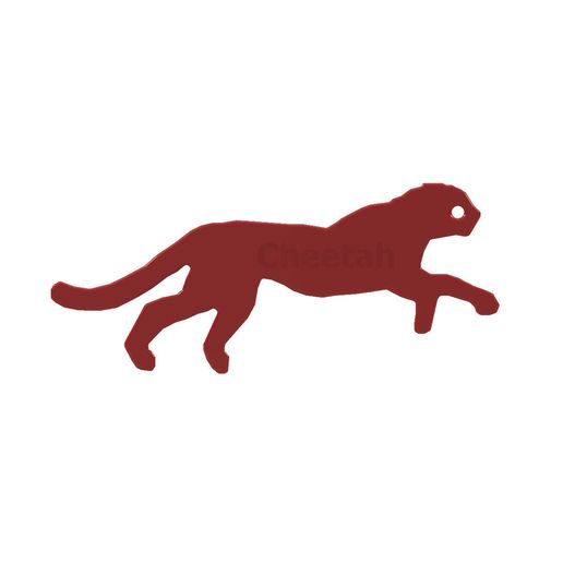 🐆 Keychain-CHEETAH・ STL File for ・Cults - Main Image