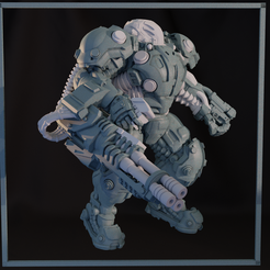 Dominion-Marine-1.png STL file Dominion Heavy Marine・Template to download and 3D print