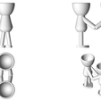 Enamorados_N5_Blanco_2.png Бесплатный STL файл SET DE 8 MACETAS ENAMORADOS ROBERT PLANTS - SET VASE 8 FLOWERPOT ROBERT IN LOVE・Идея 3D-печати для скачивания
