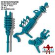 RBL3D_scifi_retro_weapons0.jpg Fichier OBJ Armes de science-fiction rétro 3 packs (Compatible Motu)・Design à télécharger et à imprimer en 3D