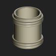 1-06.jpg Multi-Part Banded Tumbler Mold with Alignment Keys (STL, OBJ, STEP)