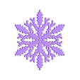 reiter-var4.stl Snowflake growth simulation in BlocksCAD