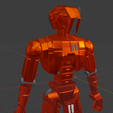 render2.png STAR WARS   HK 47 HK 50 assassin droid from  KOTOR  articulated action figure