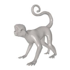 Monkey-Low-Poly1.jpg STL file Monkey Low Poly・3D printer design to download
