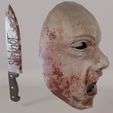 Slipknot_3.jpg Slipknot Cosplay Mask and Knife: Inscrutable Sneer  Frank) from Dead by daylight
