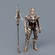 Warrior_Armor_with_Spear_2.jpg Warrior Armor with Spear 3D model