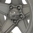 penta-rear-details.png Penta + Pirelli Cinturato P7 wheels for Mercedes C126 AMG wide body OTTO model (1/18 scale)